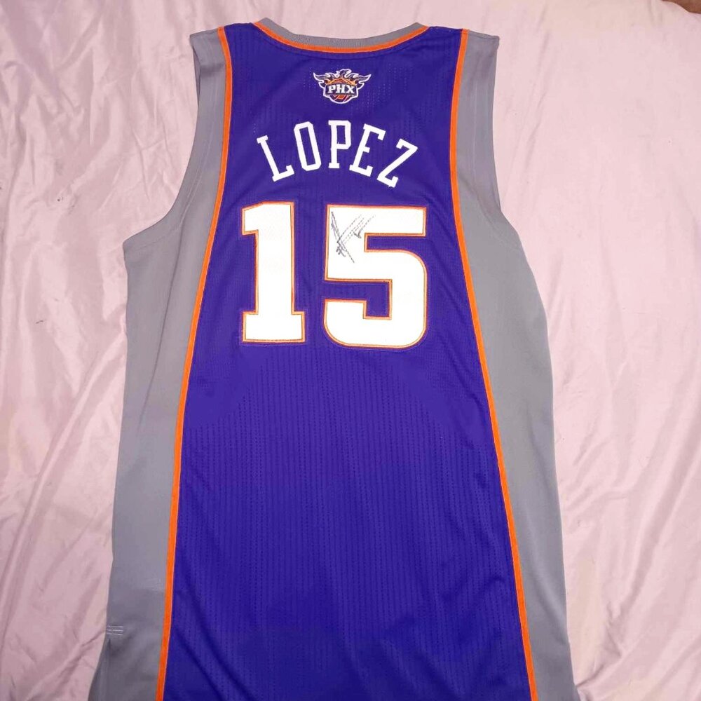 Authentic Adidas Jersey for Phoenix Suns "Autographed by Robin Lopez"